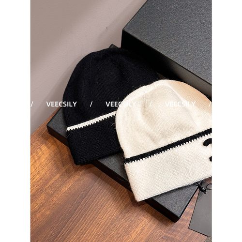 版本升级/25b升级 时尚单品！刺绣优雅百搭针织帽氛围感个性冷帽