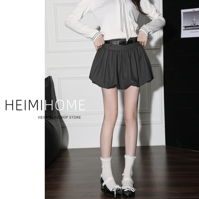 春秋高腰芭蕾风蓬蓬裙花苞短裙