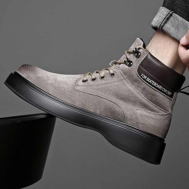 2025新款男士马丁靴高帮工装靴