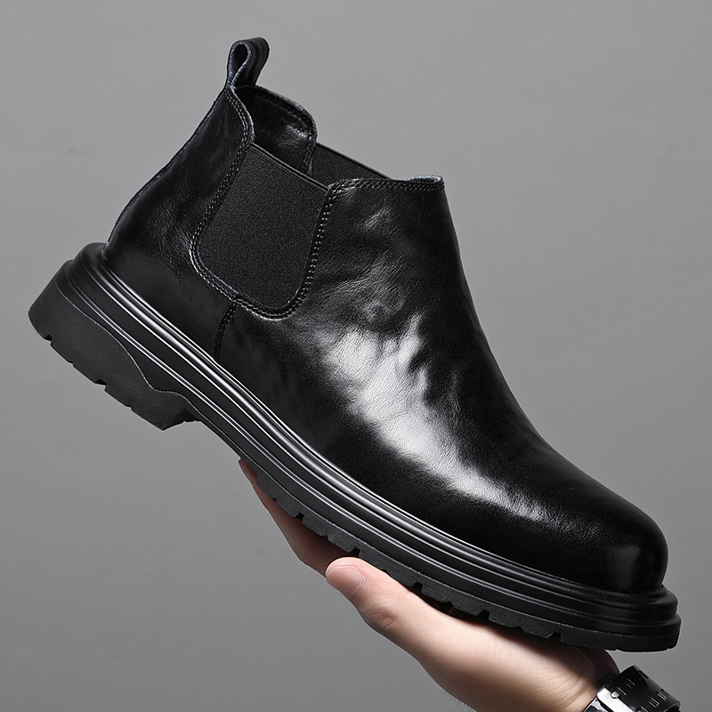 2025新款真皮马丁靴男鞋