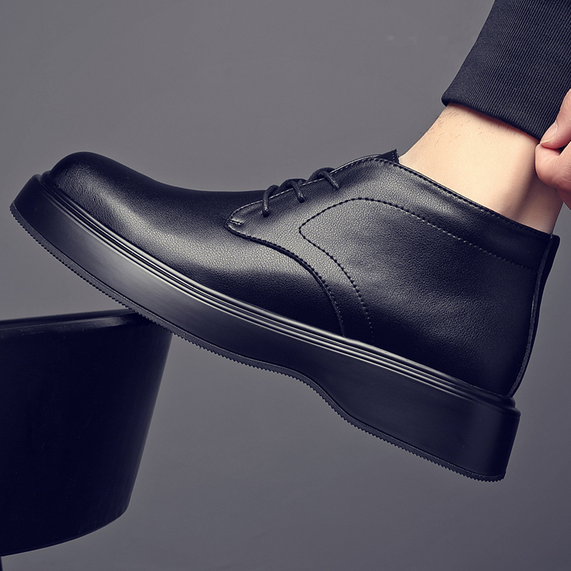 2025新款男士休闲皮鞋马丁靴