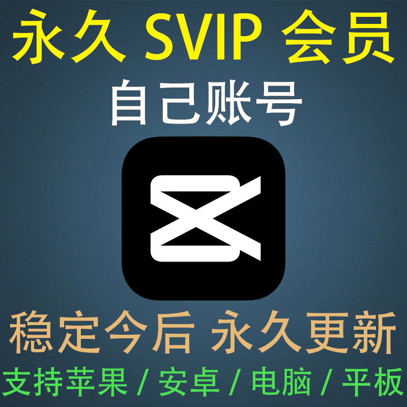 剪映会员SVIP永久电脑专业版剪映手机版送模板教程远程安装剪影