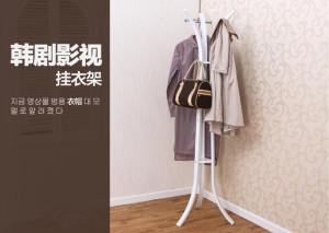友利特简易卧室衣帽架 室内落地衣服架子挂衣架 客厅创意收纳架