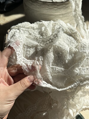 6米 立体小花 弹力花边0048