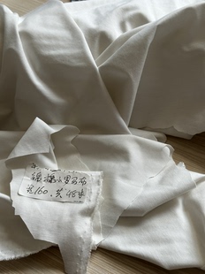 面料 锦棉 小罗马针织布料 宽1.6米左右 韩国 2米 白色