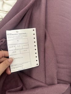 意大利 宽1.45米左右 MTR 布面料 山羊绒 紫色