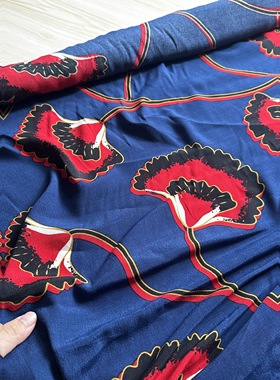 2米 红蓝色 银杏款 植物纤维面料