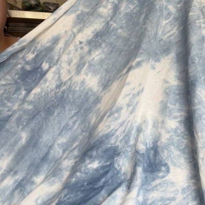 2米定染款 纯棉针织布 汗布 T恤面料（宽2米多 两边有钉洞）