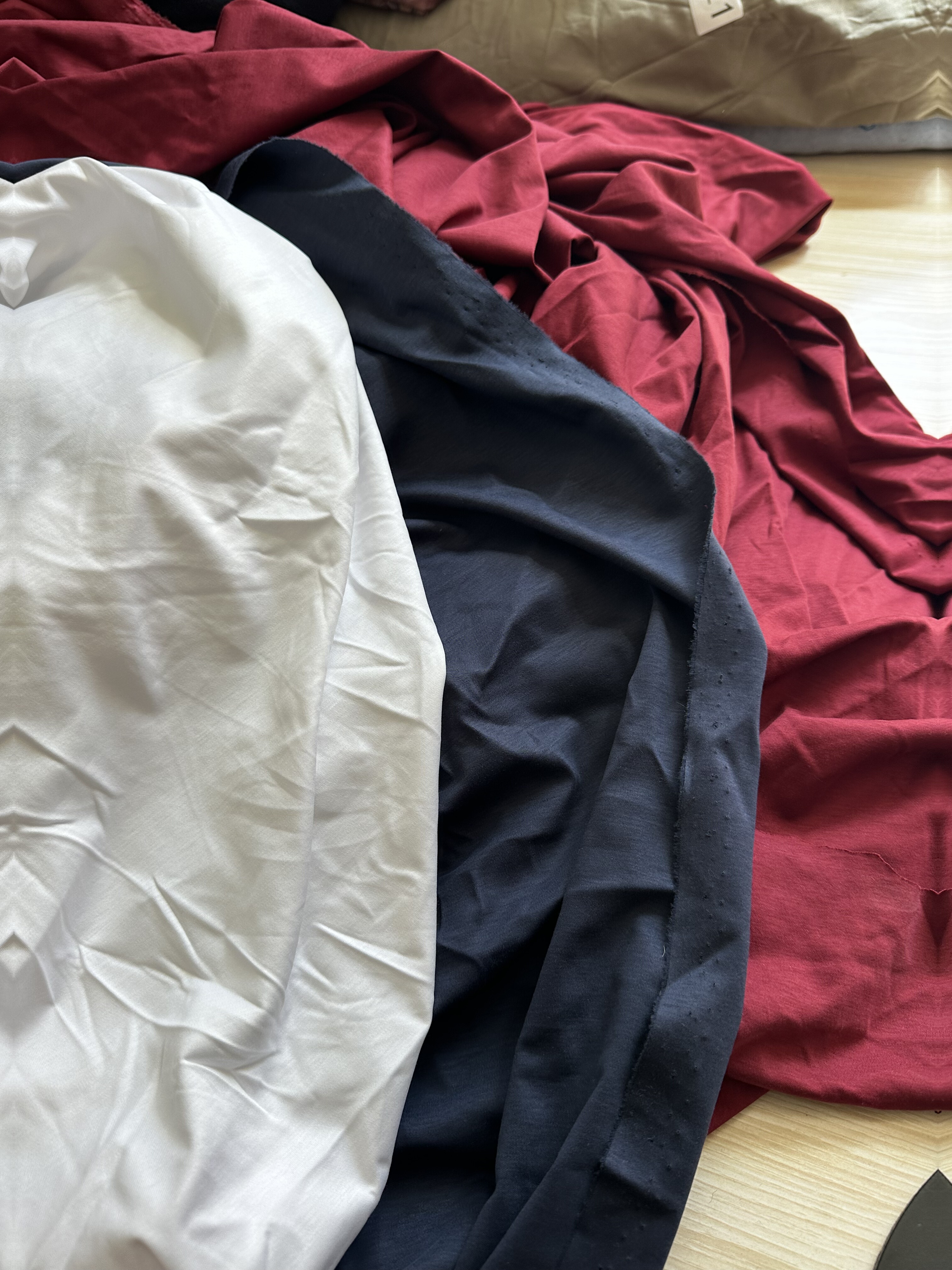 2米 秋款 含真丝 丝光棉针织 面料(宽1.75米左右)