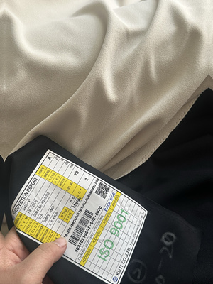 2米 杏色 韩国进口 弹力 乱麻空气层面料（宽1.45米左右）1207