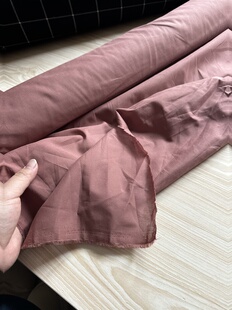 胡桃色 宽1.45米左右 高支棉布料6261 纯棉面料 薄款 一米