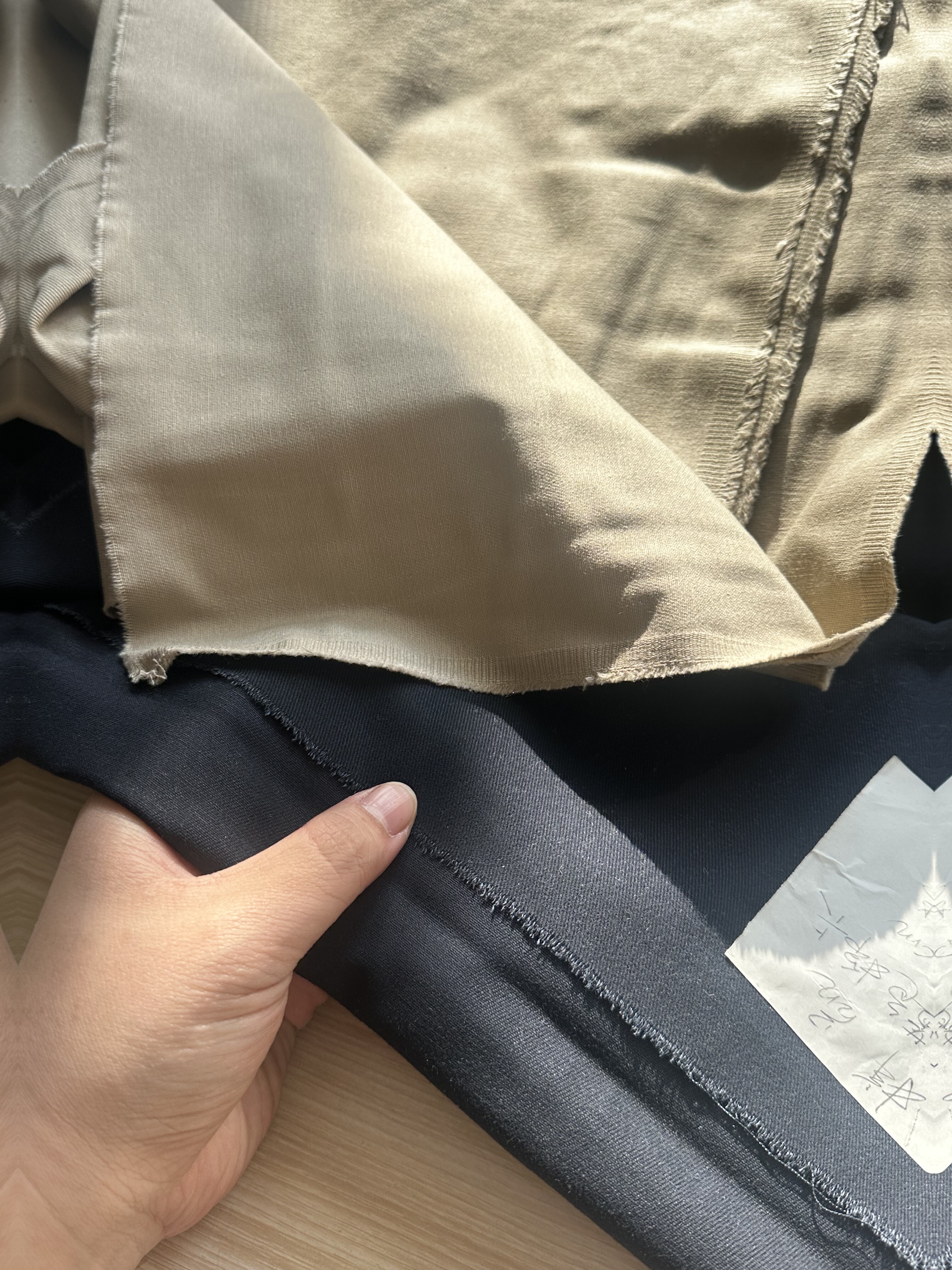 一米 韩系新款 斜纹纯棉纱卡布料 面料（宽1.5米左右）