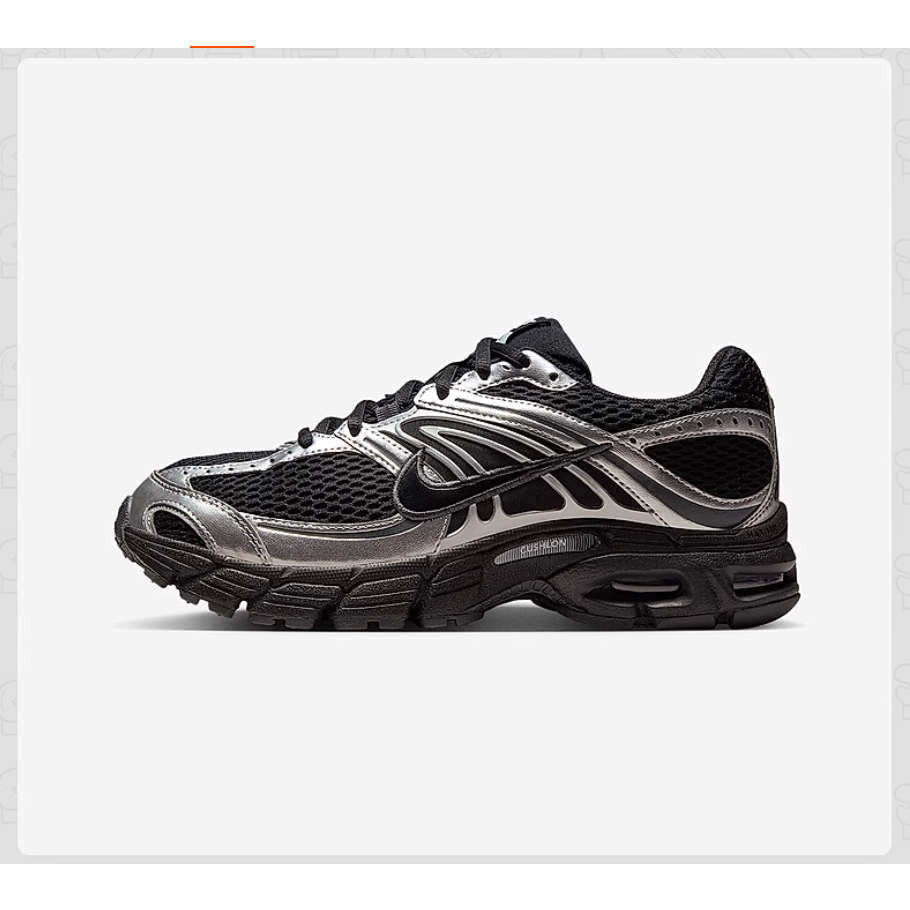 耐克女鞋Nike银黑色网面跑步鞋