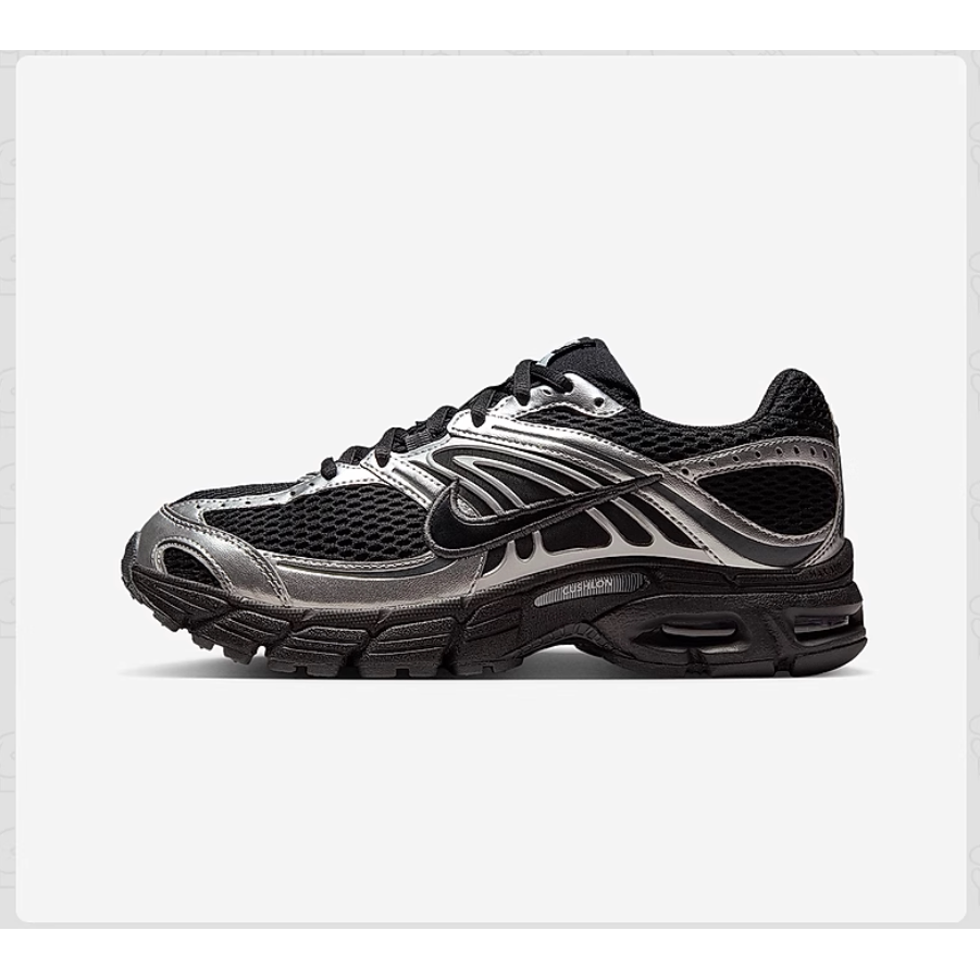 Nike耐克女鞋air银黑复古跑步鞋