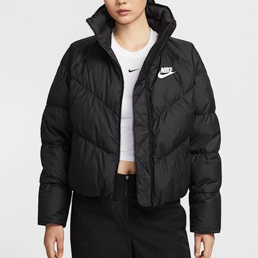 NIKE耐克女子冬季立领保暖运动休闲短款夹克羽绒服外套IB2964-010