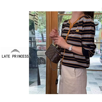 LATE PRINCESS【南瓜】2025秋季新款显瘦针织开衫