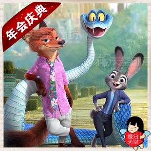 搞笑公司年会开场视频企业晚会暖场小视频短片创意mv疯狂动物城2