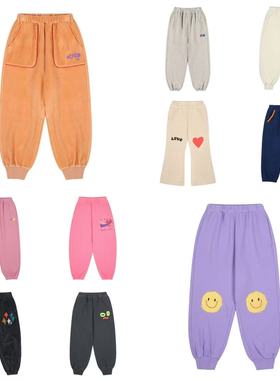 现货Jelly Mallow童装25秋冬儿童裤子运动裤休闲裤长裤束脚裤