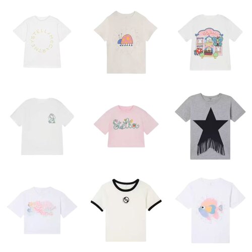 Stella儿童卡通印花短袖T恤