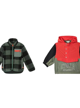 现货Stella mccartheny kid童装25秋冬儿童外套秋冬男童保暖