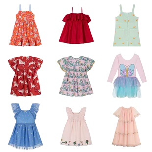 连衣裙装 现货Stella 26春夏女大童长款 kids童装 mccartney