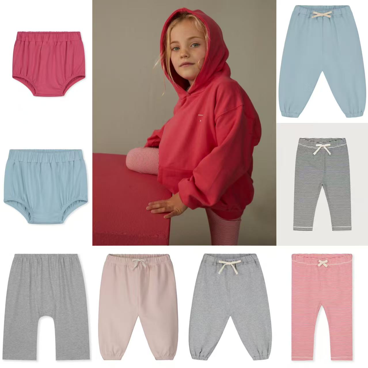 宝宝休闲长裤短裤运动裤直筒束脚