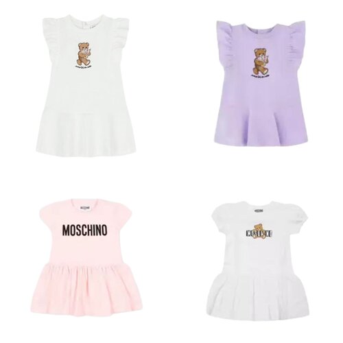 moschino连衣裙休闲印花小熊裙子