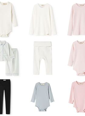 现货marmar童装25秋冬女童打底裤保暖纯色内搭长裤休闲风格