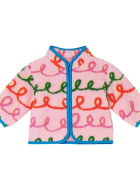 现货Stella mccartheny kids童装25秋冬婴儿羔绒保暖外套上衣夹克