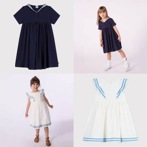 女童纯棉连衣裙可爱印花A字裙