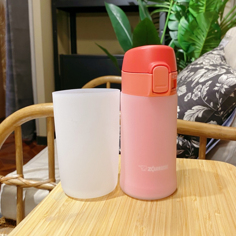 5.5cm硅胶水杯套象印200ml300ml保温杯垫透明杯子防摔水壶保护套