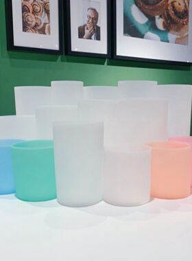 定制5.3-5.5cm5.8cm硅胶杯套保温杯垫防摔玻璃杯隔热防烫保护套