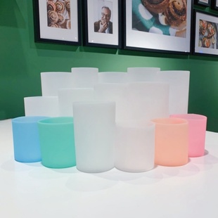 定制8.5cm硅胶水杯套保温杯垫吸管杯防摔玻璃防滑隔热水壶保护套