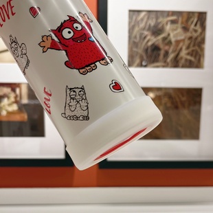 6.7cm6.5硅胶杯套富光400ml保温杯垫防摔底座学生水杯水壶保护套