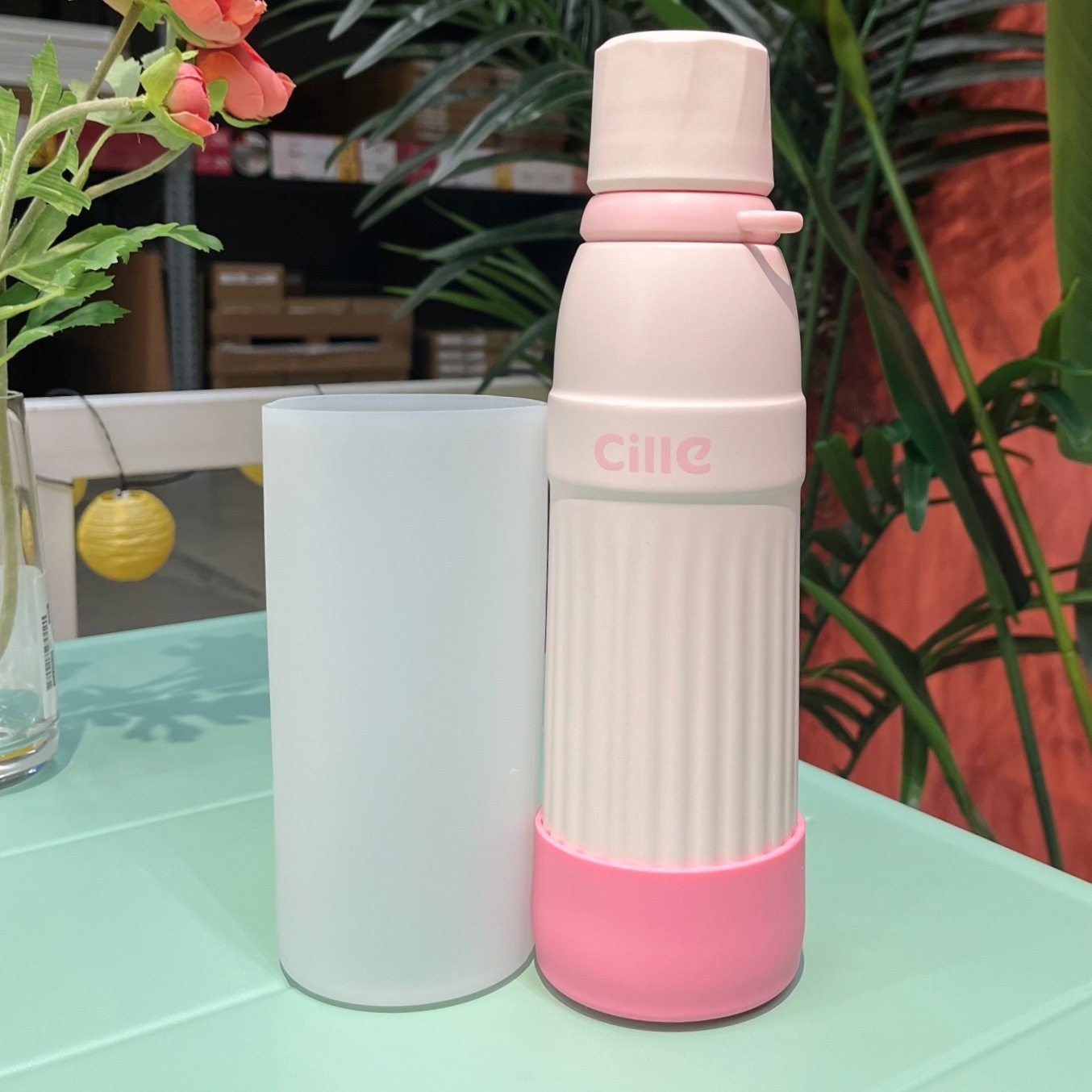 硅胶水杯套希乐保温杯垫600ml吸管杯学生透明全包防摔保护套,餐饮具,杯套,淘宝优惠券,粉丝福利购,淘宝优惠卷