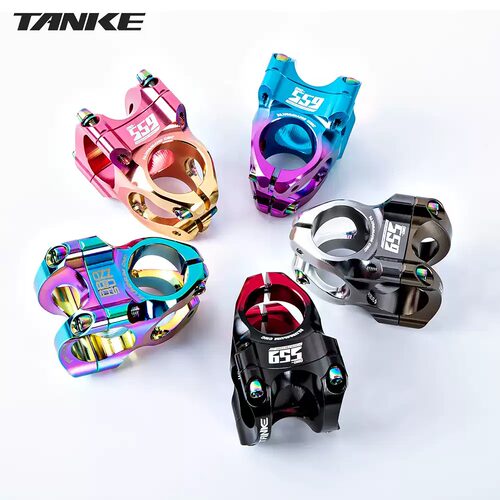 TANKE碳客自行车超轻35mm短把立xc/enduro/AM山地车立管铝合金把