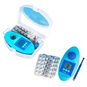 游泳池余氯PH检测仪罗维邦水质测试盒游泳馆测水盒亲子池验水盒