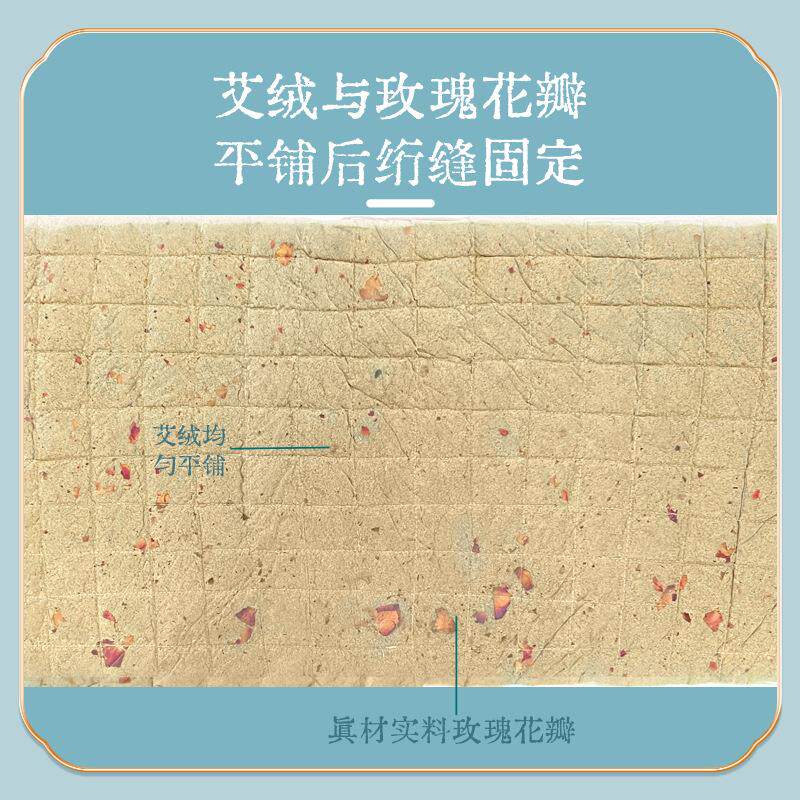 艾灸理疗电电加热毯加大床三伏天毯艾绒热敷艾草养生褥垫坐垫热敷