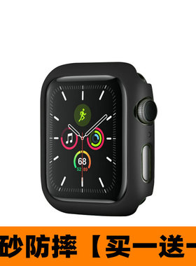 适用apple watchSE789糖果色保护壳苹果手表超薄边框iwatch10透明