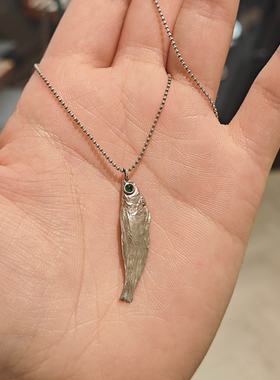 咸鱼翻身！可爱创意小咸鱼项链