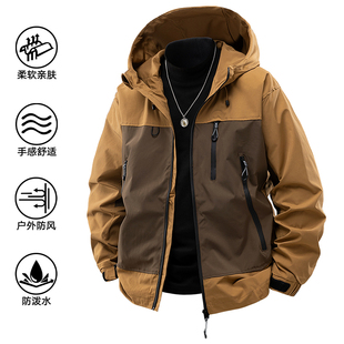 2025秋冬季夹克新款外套男休闲外套情侣款潮牌宽松百搭夹克外套