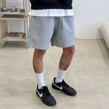 BurnBro美式休闲短裤男女夏季高街宽松运动健身五分裤情侣款380G