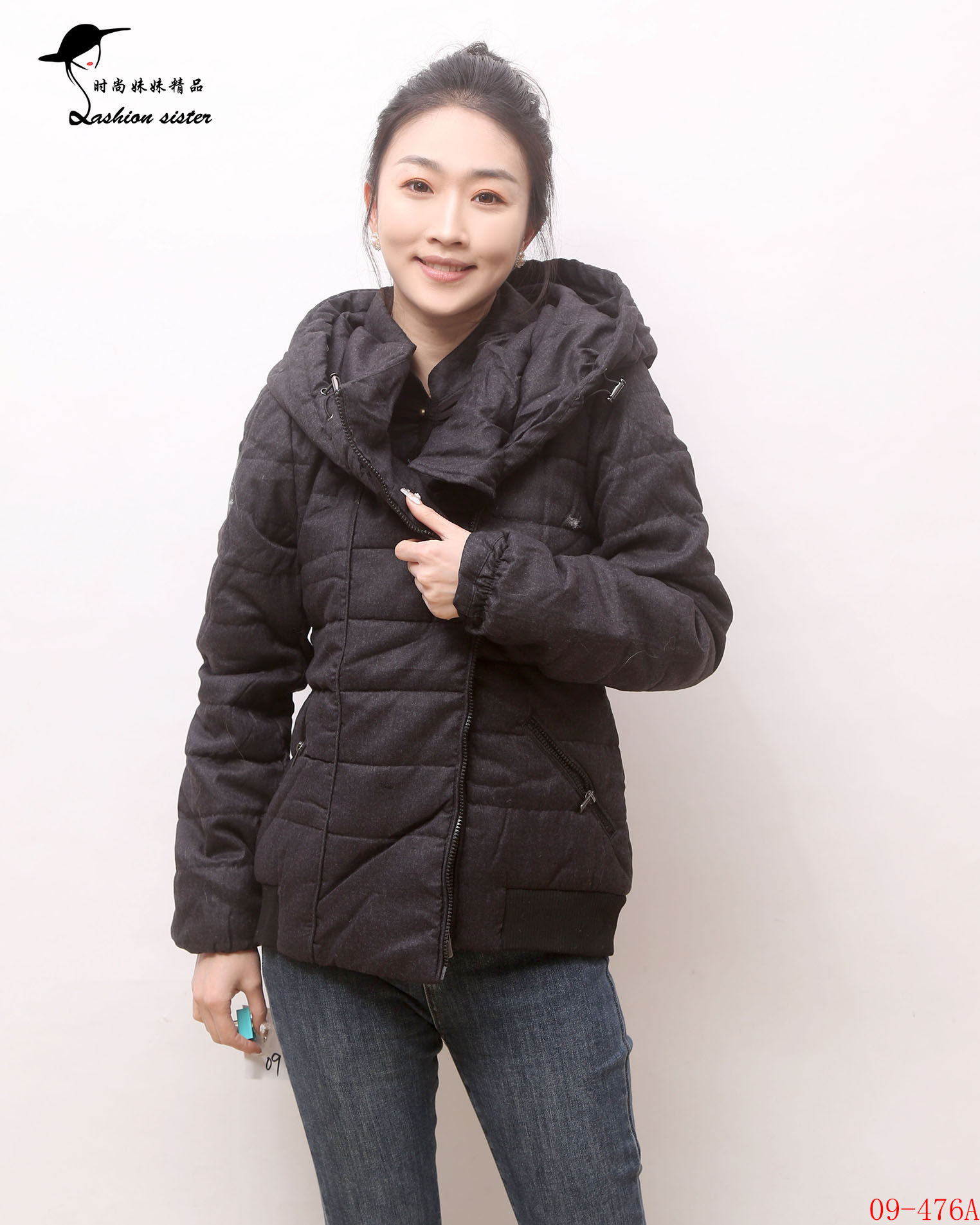 紫帝莎澜休闲百搭羽绒棉服