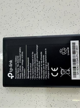 适用于超聚源 TP-link普联m7000 TBL-60A2100 无线随身路由器电池