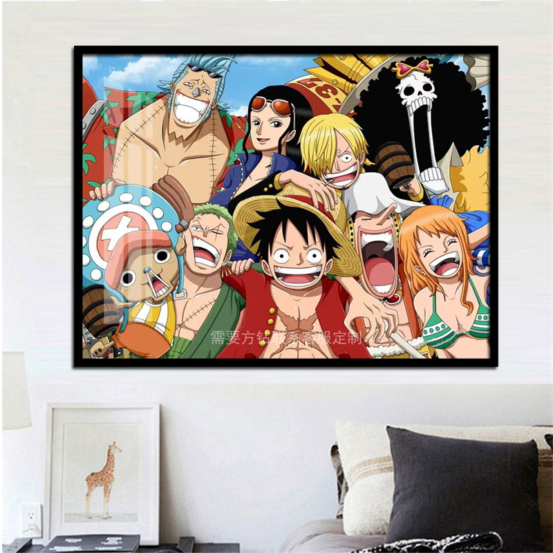 海贼王钻石画动漫卡通
