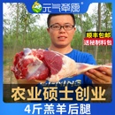 包邮 4斤羊肉新鲜 羊后腿肉羊腿新鲜羊肉羊腿鲜羊肉生羊肉羊腿羊肉
