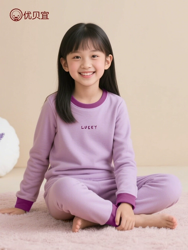 Бархатное удерживающее тепло нижнее белье, детский комплект, пижама для мальчиков, термобелье, подходит для подростков