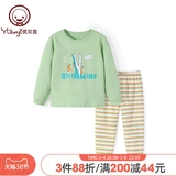 Детское нижнее белье, хлопковый комплект, термобелье для мальчиков, хлопковая весенняя пижама, подходит для подростков