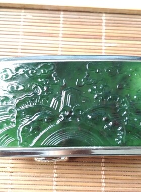 泰山灵玉轩海水江崖纹腰带
