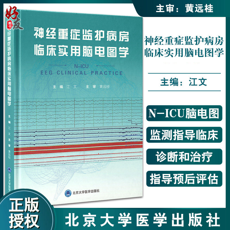 神经重症监护病房临床实用脑电图学 江文 编 临床脑电图书籍 N-ICU脑电图监测电生理重症医学 北京大学医学出版社9787565921872